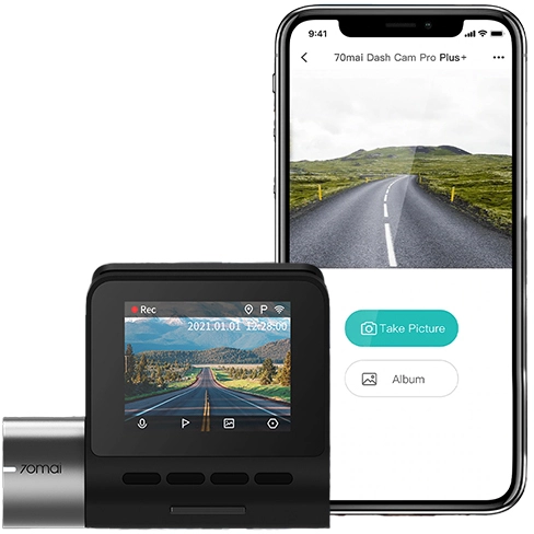 מצלמת רכב 70mai - קידמית + אחורית